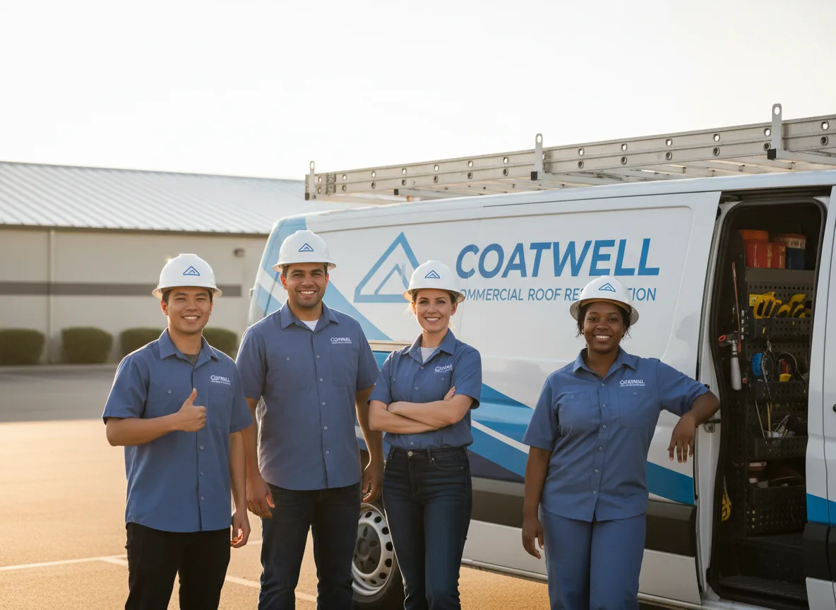Commercial roof coating company in Melrose, WI